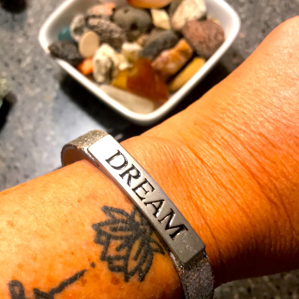 Humanity for all Dream leather bracelet